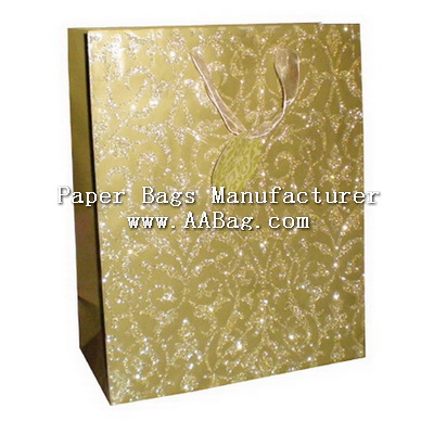 Luxury Paper Bags with Golden Jewelery,Accept custom Logo