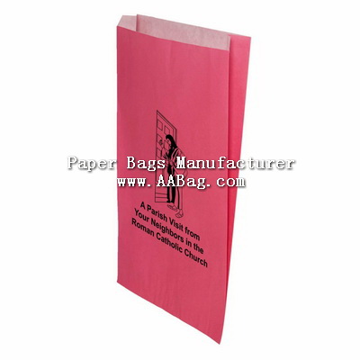 Recycled paper color printing merchandise Bag with Custom logo