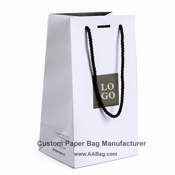 Custom Fashion Printed Logo Packaging Paper Shopping Bag