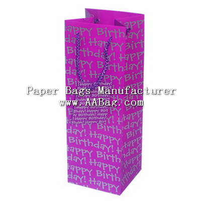 Paper bottle Paper Bag for Birthday