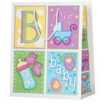 Paper Shopping Bag For Baby Gift