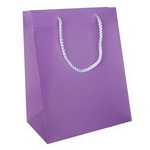 Plain Solid color printed Matte Lamination Bag with Rope Handle
