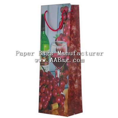 Wine bottle bag with Custom Artwork