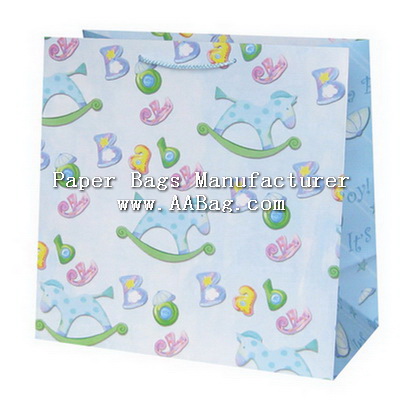 Unique Paper Bag for Baby Gift Shopping