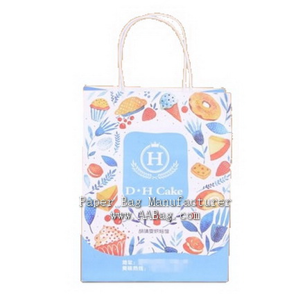 Custom Design Food Shopping Bag for Cake