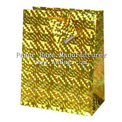 Paper Bag with Custom Holographic
