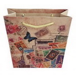 Kraft Paper Gift Bag with Custom Design