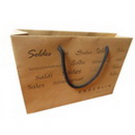 Custom Natural Kraft Paper Shopping Bag