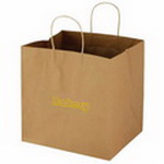 Customize Recycled Printed Restaurant Take Out Bags with logo
