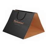 Customize Luxury Wide bottom take out bags with logo for Food delivery