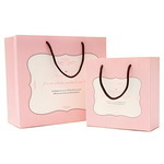 Custom White Kraft Paper Bag with brand for Promotion