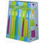 Custom Birthday Gift Bag with Candle