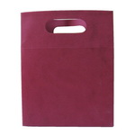 Solid color printed Paper Gift Bag with Die cut Handle