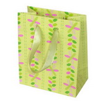 Colourful Gift Bag with Flower Artwork