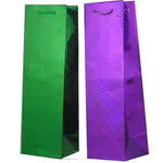 Paper bottle bag with Hologram cover