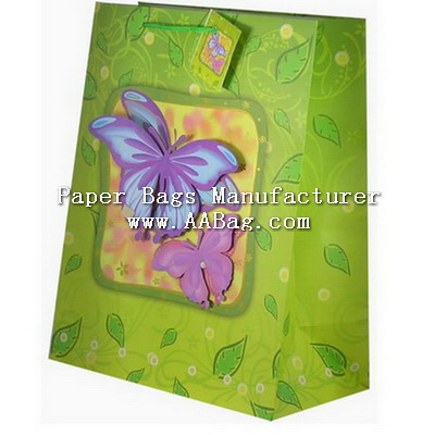 Custom Paper Bag with Popup design; third dimension