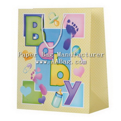 Custom Baby Paper Gift Bag