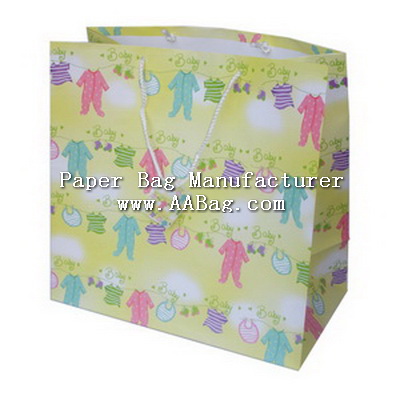 Custom Baby Paper Gift Bag