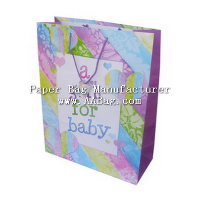 Custom Baby Paper Gift Bag