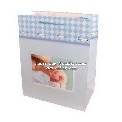 Custom Cute Baby Paper Gift Bag