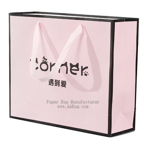 Custom Promotion Paper Bag for Clothing Brand