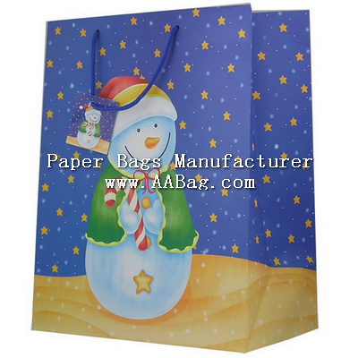 Christmas Gift Bag with custom Theme