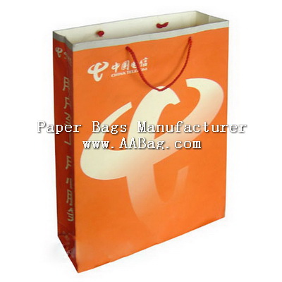 Distinctive Paper Bag with Top Brand Design