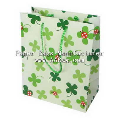 Cutom Printing Flower Paper Bag