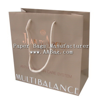 Luxury Paper Bag with foil stamped Logo